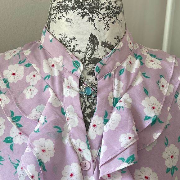 Blue Marine White Gold Necklace( K14 Japan Settings) - Picture 3 of 8